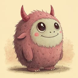 Sachi's friendly monster assistant